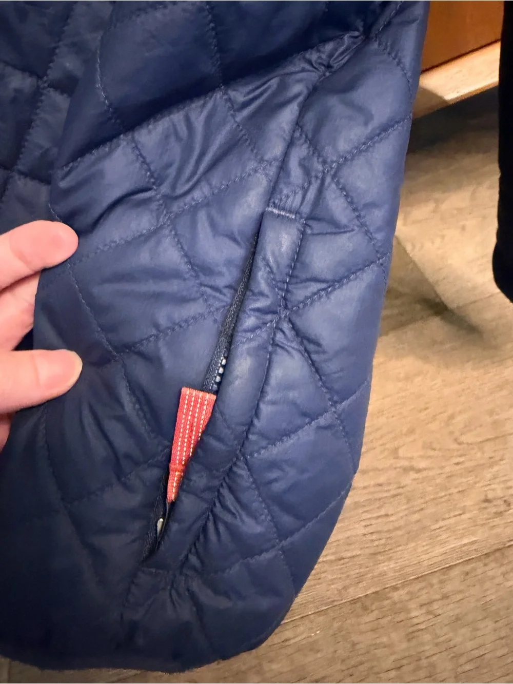 Patagonia Navy Quilted Baby Puff Jacket